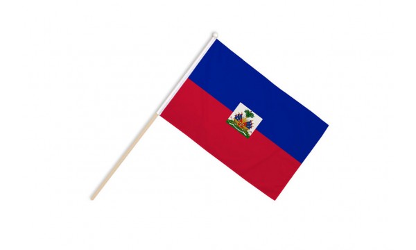 Haiti Crest Hand Flags